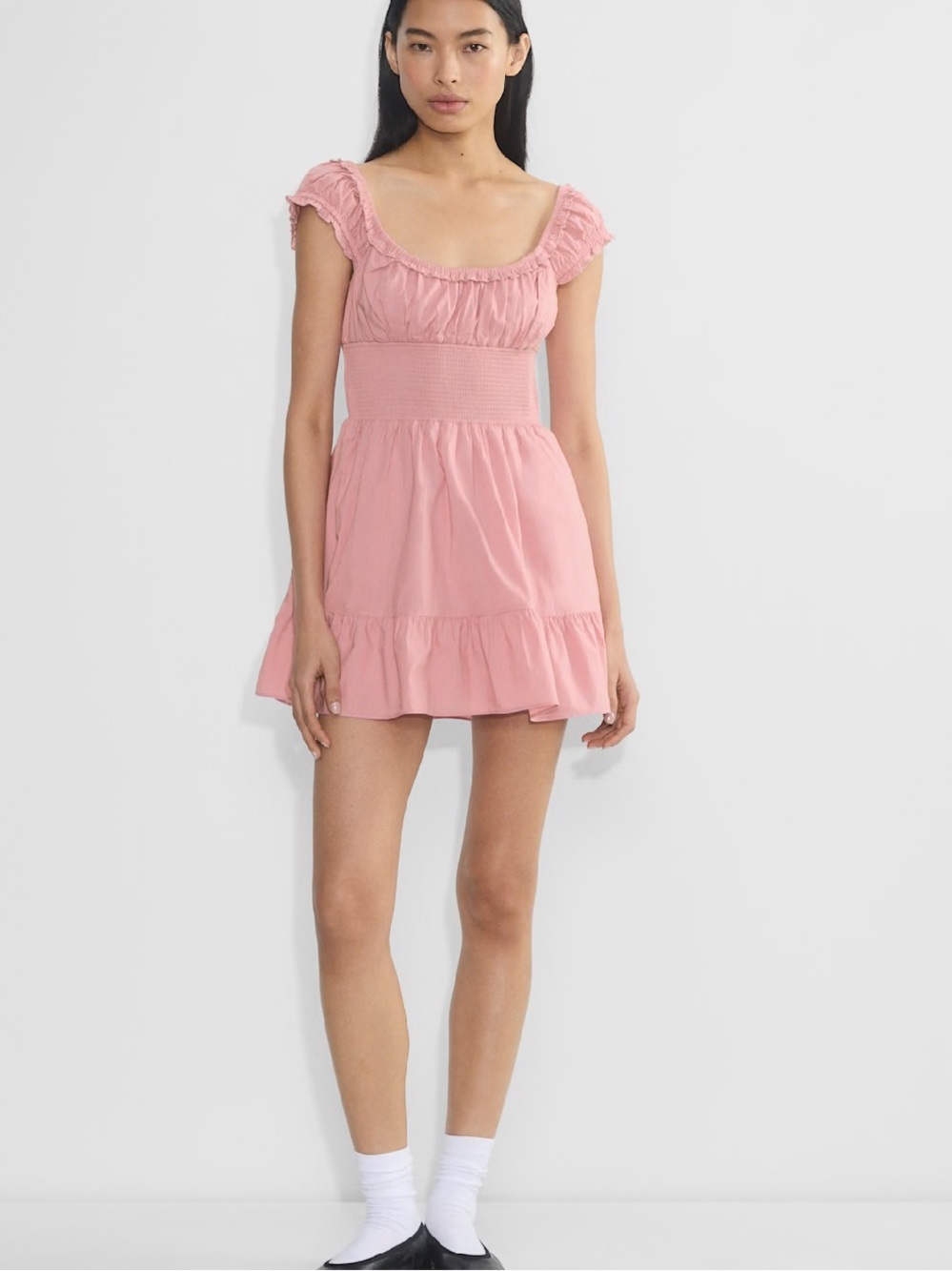 Sunday Best Tart Pink Storied Poplin Romper, Large View 2